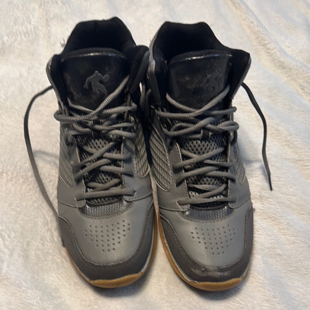 Men's Gray High-Top Athletic Sneakers